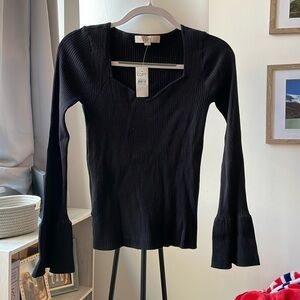 NWT Loft women’s black long sleeve